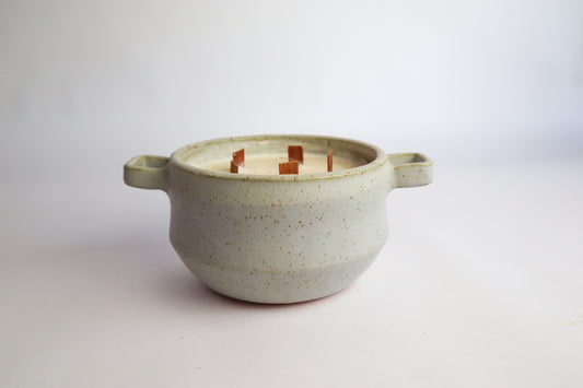 XL Handle Pot with Candle